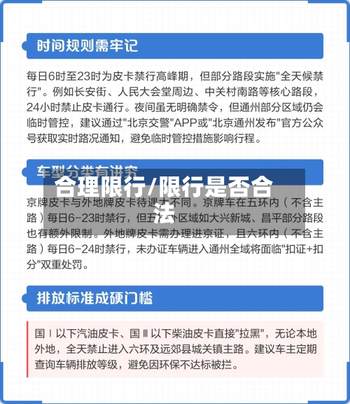 合理限行/限行是否合法